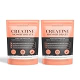 Kreatin Monohydrat Pulver 1000 g (2 x 500 g) – 200-Tage-Vorrat – Ultrafein,...
