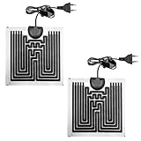 2pcs Heizkissen für Glasbehälter, Aquarienheizkissen, verstellbares Heizkissen für Reptilien mit...
