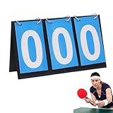 Tragbare Anzeigetafel, Digit Flip Sport Anzeigetafel, Sportanzeigetafel, Score Flipper, Zähltafel,...