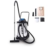 Scheppach Nass- / Trockensauger VC50 Nasssauger | 50L Edelstahlbehälter & Zubehör | 1400W Leistung...