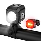 toptrek Fahrradlicht Set USB Aufladbar, StVZO zugelassen Fahrrad Lichter Led Set, IPX5 Wasserdicht...
