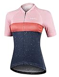 INBIKE Fahrradtrikot Rennrad Trikot Radtrikot mit DREI großen Rückentaschen Damen Slim Fit...