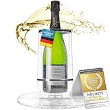 Dimono® Flaschenkühler doppelwandiger Weinkühler Thermo Sektkühler für Wein-Flaschen, Sekt,...