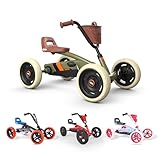 BERG Buzzy Retro Green Pedal Gokart, Kinderfahrzeug, Tretauto, Kettcar ab 2 Jahre, Hohe Sicherheid...