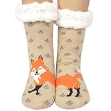 Toes Home Kuschelsocken Damen 39-42, Winter Thermo Hüttensocken für Damen Warme Flauschige...