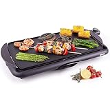 Duronic GP20 elektrischer Tischgrill 2000 W, Antihaftbeschichtung, drinnen und außen, Barbecue...