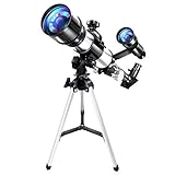 Astronomisches Reflektor-Teleskop-Set mit 70 mm Blende, mit Stativ, wasserdicht
