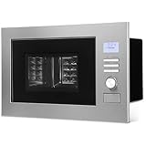 Bomann® 3in1 Einbau Mikrowelle mit Grill und Heißluft | Microwave mit 25L Garraum | 8...