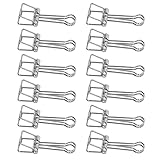 SIXRUN Kleine Binderklammern, 80 Stück, Mehrfarbige Papierbinderklammern, 19 Mm, Starke Klemmkraft,...