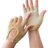 1 Paar Fünf-Finger-Handschuhe, Fitness-Übungshandschuhe, Workout-Handschuhe, rutschfest, Silikon,...