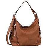 TOM TAILOR bags Caia Damen Hobo Bag Schultertasche Groß cognac