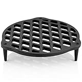 BBQ-Toro Gusseisen Stapelrost | Einsatz für Dutch Oven, Ø 22 cm | 4,5 QT Dutch | Erhöhung,...