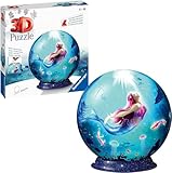 Ravensburger 3D Puzzle 11250 - Puzzle-Ball Bezaubernde Meerjungfrauen - 72 Teile - Puzzle-Ball für...