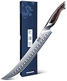 HOSHANHO Schinkenmesser 25cm, Fleischmesser aus Japanischem Kohlenstoffstahl mit Ergonomischem...