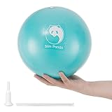 Slim Panda Gymnastikball Klein, 23 cm Pilates Ball mit Aufblasbarem Strohhalm, Soft Yoga Ball...