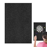Dart-Wandschutz | Große Wandfliesen aus Filz für Dartständer – schwarze Bordüre für Zuhause...
