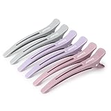AIMIKE 6 Haarklammern, Haarclips zum Stylen und Schneiden, Abteilklammern Friseur Hair Clips Damen,...