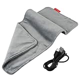 MFYOUPK Tragbares Heizkissen – Elektrische Schulterheizung | USB-Lade-Wärmekissen – für...