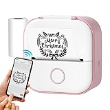 WOBBLO Drucker ohne Tinte | kabelloser Thermodrucker Mini Printer Sticker Maker – tragbarer...