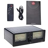 2 in 2 Out Power Amplifier Loudspeaker Selection Switcher Sound Loudspeaker Splitter Leveling Meter...