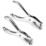Einzellochstanze, 2 Stück Rundloch Lochzange Edelstahl Stanzzange Lochstanzer Metall Hole Puncher...