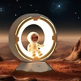 Nachtlicht für Kinder, Astronauten-Weltraum-Lampe mit 9-stufigem, kaltem, warmem Licht,...
