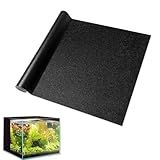 XHNKEG Aquarium Folie Selbstklebend, Aquarium Rückwandfolie 200x40cm PVC Statisch Haftender...