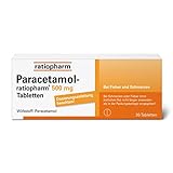 Paracetamol-ratiopharm® 500 mg Tabletten: Der gut verträgliche Klassiker hilft gegen Schmerzen und...