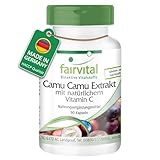 Fairvital | Camu Camu Kapseln - natürliches Vitamin C - 1000mg Camu Camu Extrakt pro Tagesdosis -...