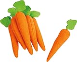 small foot Filz-Möhren im 7-er Set, tolle Ergänzung für Kaufmannsladen, Kinderküche oder...