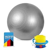 Body & Mind Gymnastikball 50 cm inklusive Luft-Pumpe; Sitzball für Fitness Yoga-Ball...