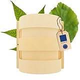 HOFMEISTER® Sauna Lampenschirm aus Sperrholz, 20 cm, 100% Made in Germany, Naturprodukt, Licht für...