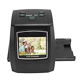 Filmscanner, 22 MP 2,4 Zoll Farb LCD Bildschirm, Filmfotokonverter, Konverter für 135 126 110 8 mm...