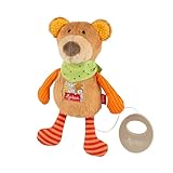 SIGIKID 40357 Spieluhr Bär Musik Mädchen und Jungen Babyspielzeug empfohlen ab Geburt braun