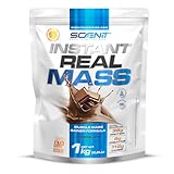 Instant Real Mass - 1 kg - Mass Gainer - Weight Gainer - Mass Gainer Protein - Gainer Kohlenhydrate...