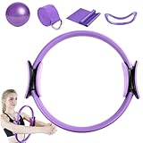 Pilates Set zu Hause – Ring Pilates und Ball Game, Pilates Ball Ring Bands Set | 5-fache...