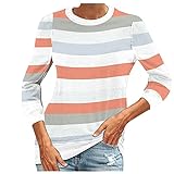 Women's Long Sleeve Blouse Long Shirt Tops Tunic Loose 3-4 Sleeves V-Neck Tunic Frühling Herbst...