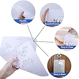 Schablone für Modedruck, Zeichnen, Airbrush, Malerei, Vorlage, DIY, Basteln, Scrapbooking, Album,...