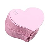 Herz-Papier-Geschenkanhänger mit Loch, Nachricht, Notizen, Karte, Basteln, bunte Karten für...
