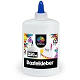 OfficeTree 250 ml Flüssigkleber Bastelkleber Lösungsmittelfrei - Bastelleim Kleber für Kinder...