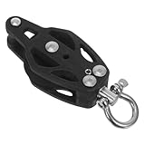 HOODANCOS Nylon Single Pulley Block mit Lager Robuste Verschleißfeste Seilrolle für Kajak...