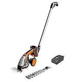 WORX 18V(20V MAX) Akku Gras- und Strauchschere WG801E.3, PowerShare, Heckenschere Rasenschere 12 cm...