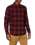 Kariertes Holzfäller Hemd Basic Langarm Flanellhemd Freizeit Karo Slim Fit Shirt Baumwolle...