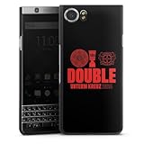 DeinDesign Hard Case kompatibel mit BlackBerry KeyOne Schutzhülle schwarz Smartphone Backcover...