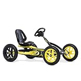 BERG Gokart Buddy Cross | Kinderfahrzeug, Tretfahrzeug mit hohem Sicherheitstandard, Luftreifen und...