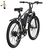 Aairsk Elektrofahrrad Trekkingrad Herren Damen mit 42V 10Ah 360Wh Akku,100km Reichweite, 250W Motor,...