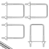 4Stück Bügelschraube,M8 70 X 110 mm U Bügel Mit Gewinde,Edelstahl U Bolzen Schrauben mit Muttern...