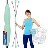 ELANI Schwingstab - Verstellbarer Widerstand & ergonomischer Griff - hochbelastbarer Gymnastikstab,...