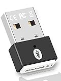 Bluetooth Adapter 5.3, USB Bluetooth Dongle 328ft/100m/s, 5.3+EDR Wireless Senderempfänger für...