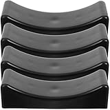 NAMOARLY 4 Stück Hantelständer aus Verschleißfestem Gummi mit Hantelpolstern Rutschfestem...